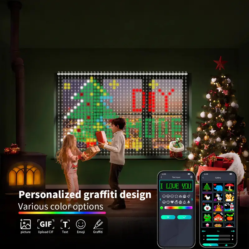 Smart RGB Pixel Curtain Lights - Home Decor App Free recension och pris