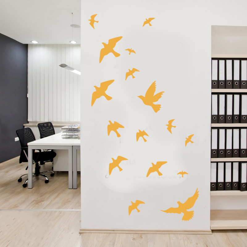 12Pcs/set Bird Wall Stickers H - Home Decor Vinyl Flooring recension och pris