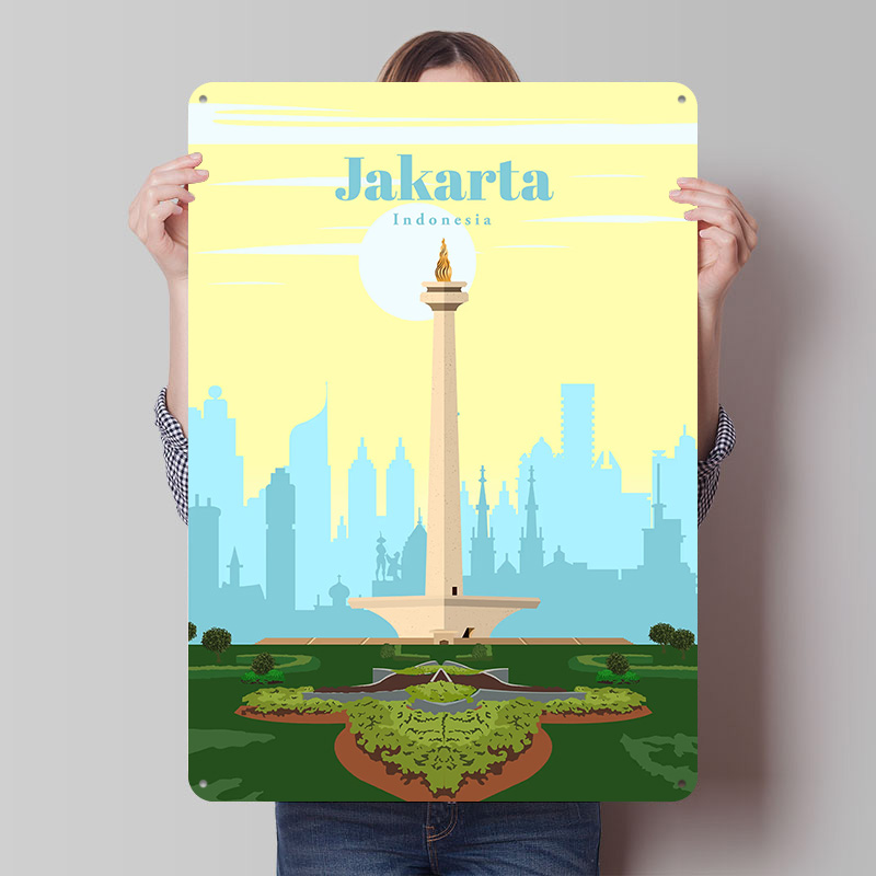 Travel to Jakarta Printing Pos - Home Decor Jakarta recension och pris