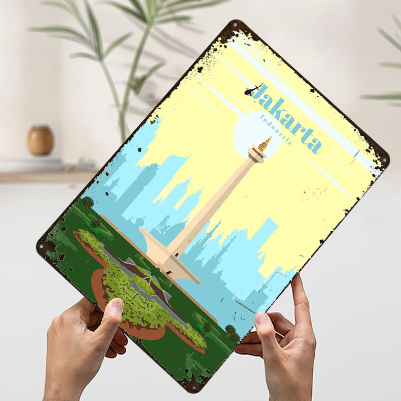 Travel to Jakarta Printing Pos - Home Decor Jakarta recension och pris