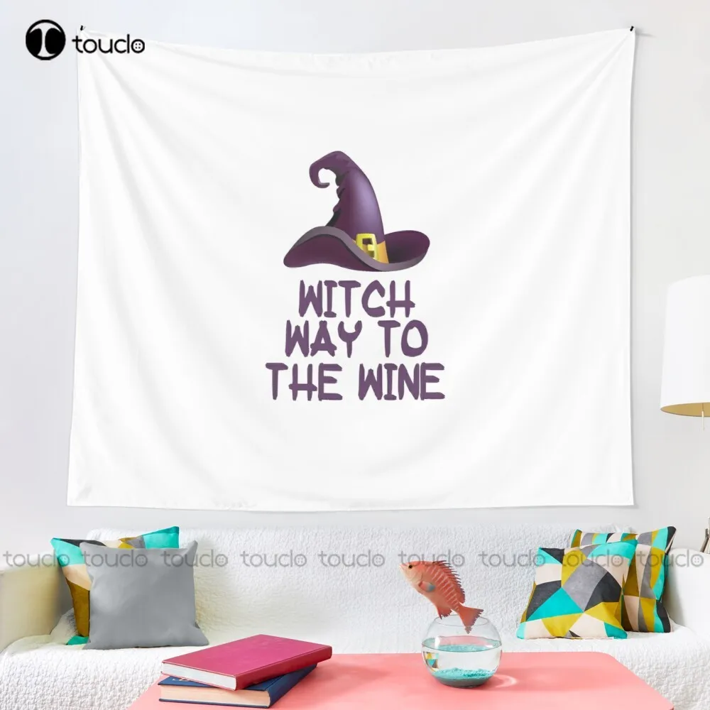 Witch Way To The Wine Tapestry - Review Home Decor recension och pris