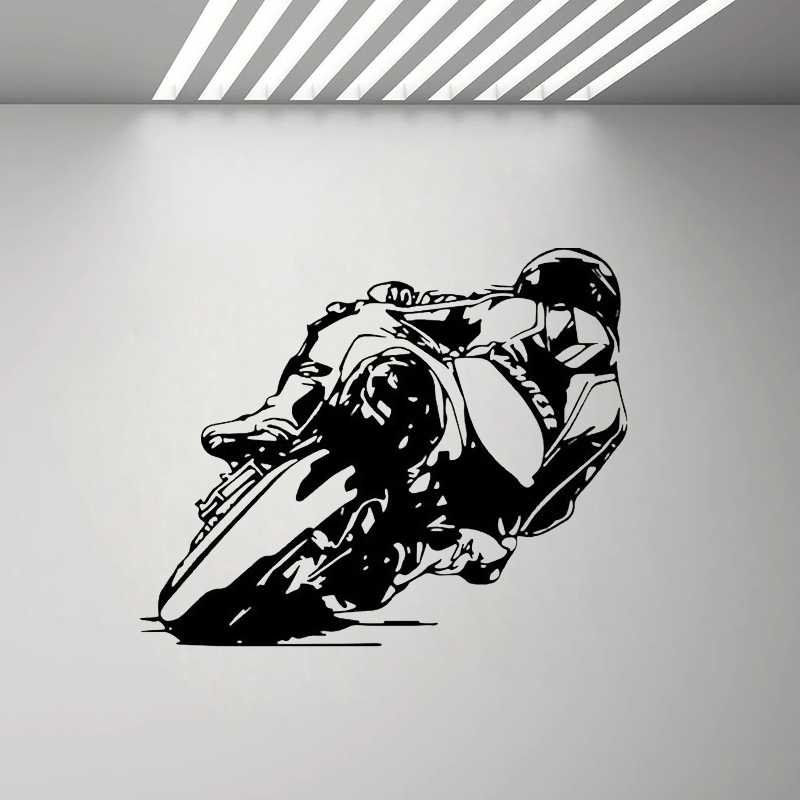 Motorcycle Wall Decor Bike Lov - Home Decor Vinyl Flooring recension och pris
