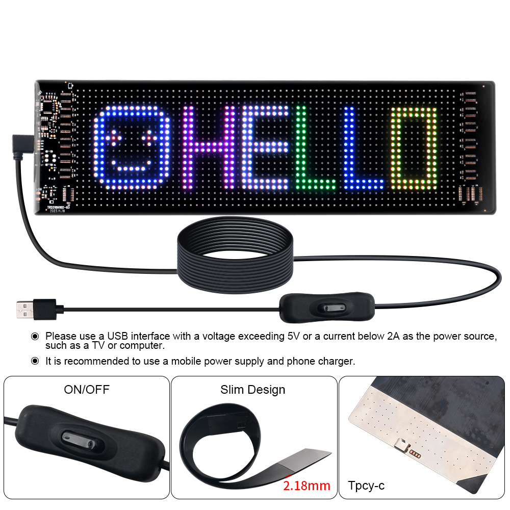 LED Matrix Pixel Panel Scrolli - Home Decor App Free recension och pris