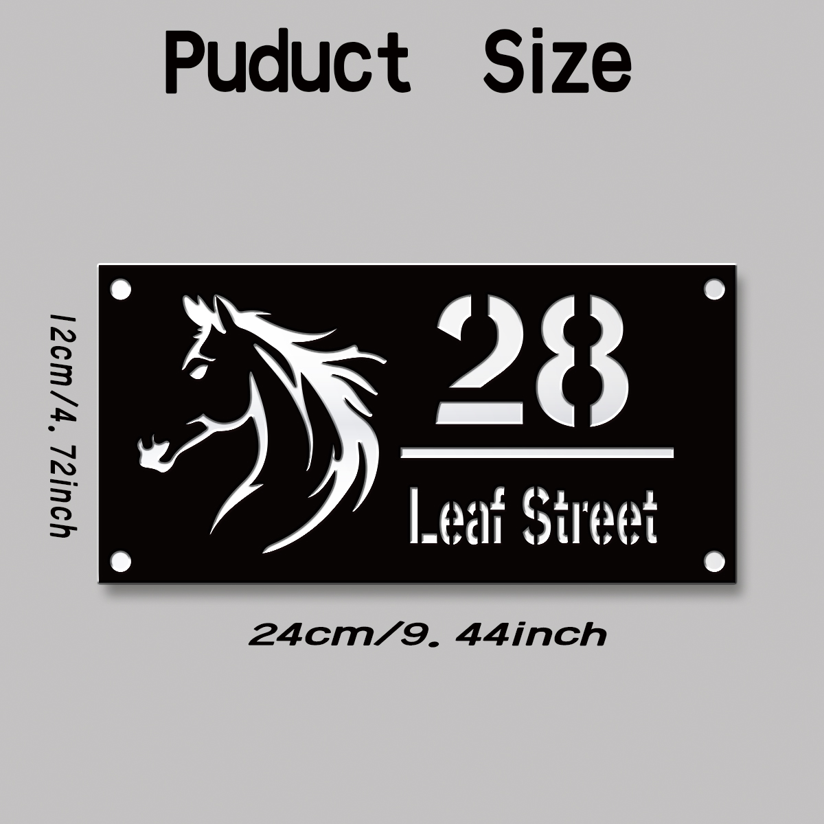 1Pc Custom home Cool stallion  - Home Decor Garden recension och pris