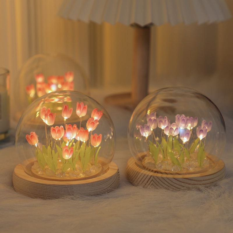 Handmade Tulip Night Lght Hand - Home Decor Tulip recension och pris