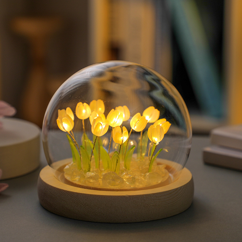 Handmade Tulip Night Lght Hand - Home Decor Tulip recension och pris