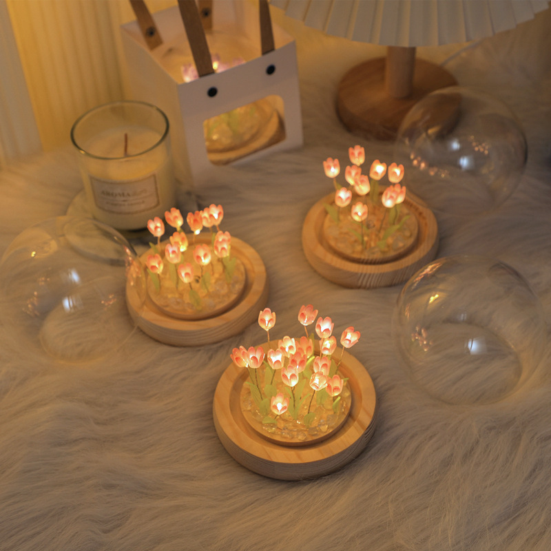 Handmade Tulip Night Lght Hand - Home Decor Tulip recension och pris