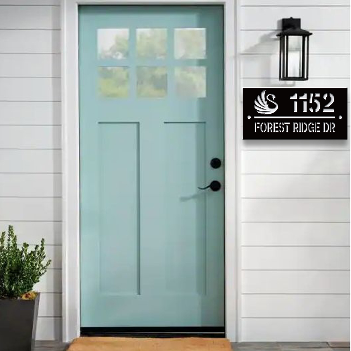 1Pc Custom Swan fish Number&Te - Home Decor Garden recension och pris