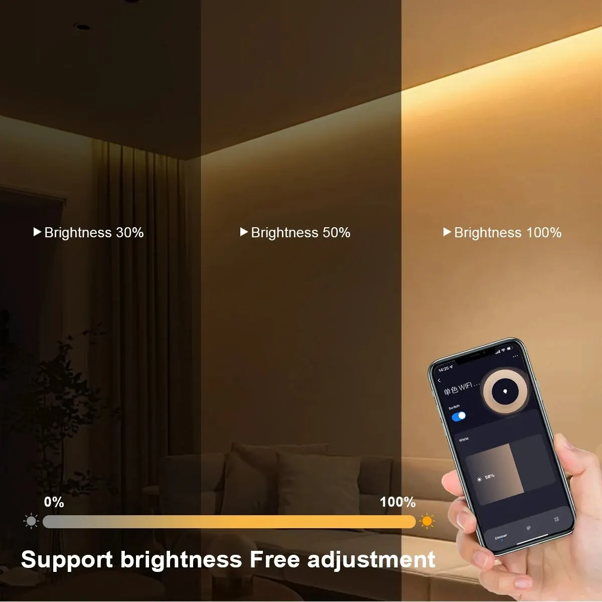 Tuya Smart COB LED Strip Light - Home Decor App Free recension och pris