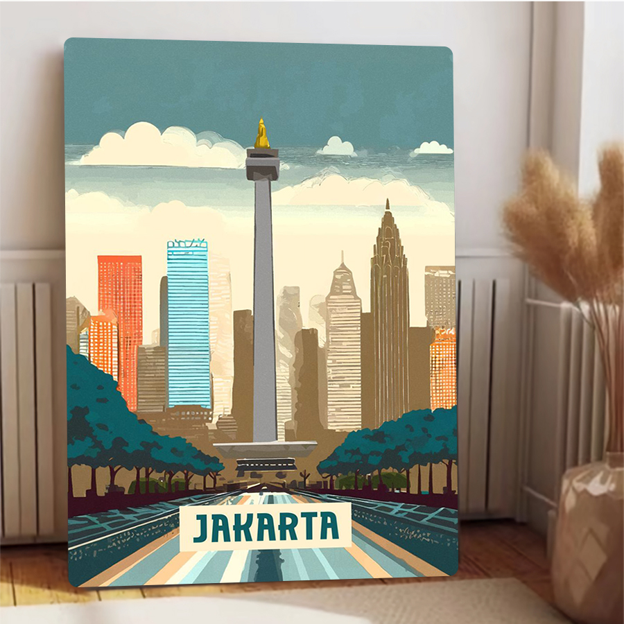 Jakarta Indonesia Landmark Sky - Home Decor Jakarta recension och pris