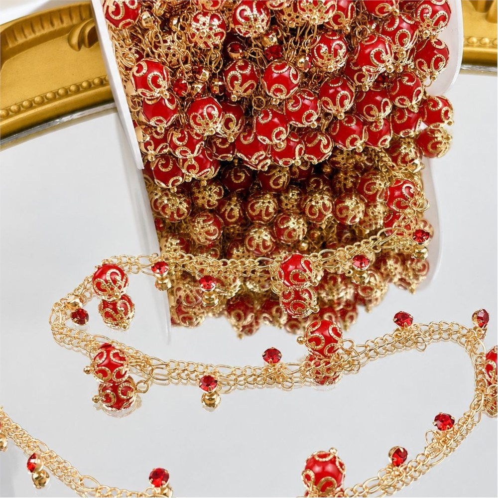 0.5Meter/1Meter Glass Bead Rhi - Home Decor Glass recension och pris