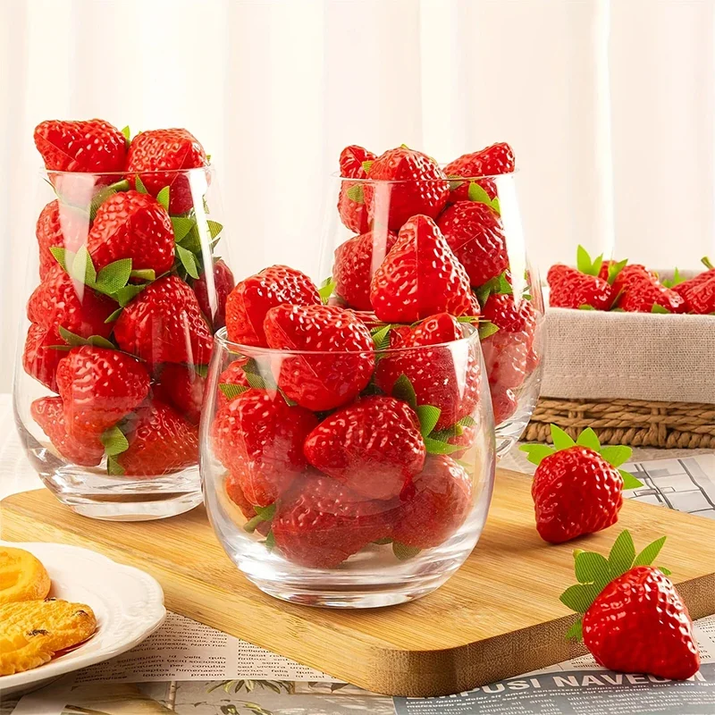 10/20pcs Simulation strawberry - Home Decor Scrap recension och pris