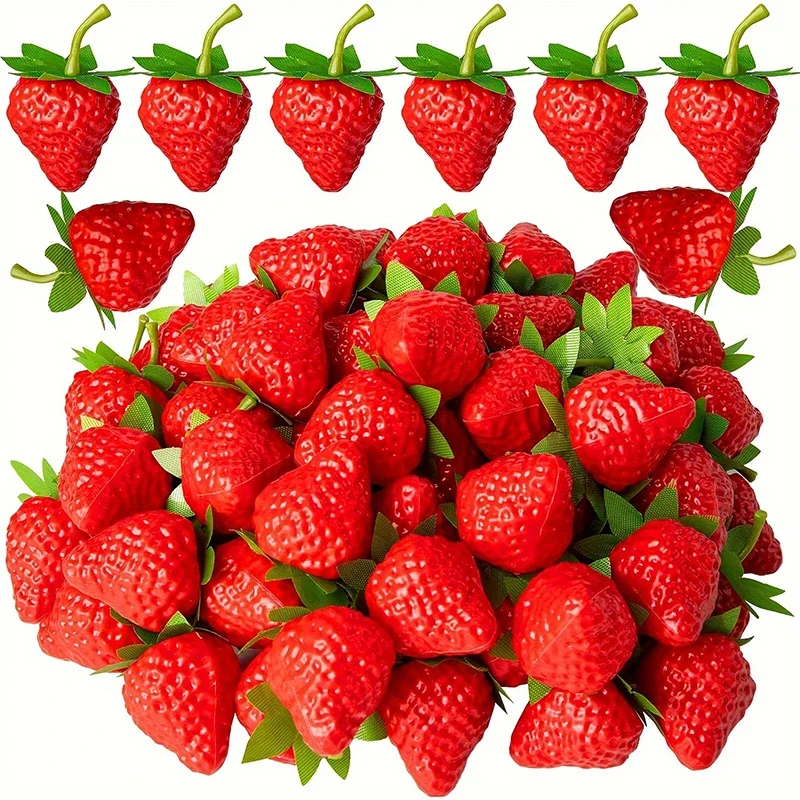 10/20pcs Simulation strawberry - Home Decor Scrap recension och pris