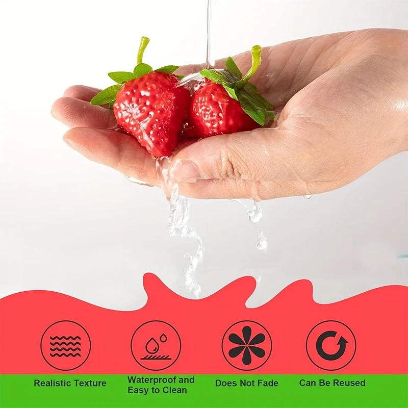 10/20pcs Simulation strawberry - Home Decor Scrap recension och pris