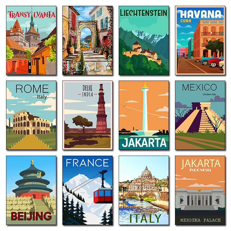Modern City Landmarks Beijing  - Home Decor Jakarta recension och pris