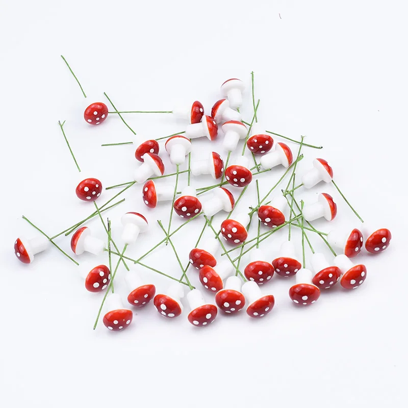 10/30/50 Pieces PE Mushroom Ar - Home Decor Scrap recension och pris