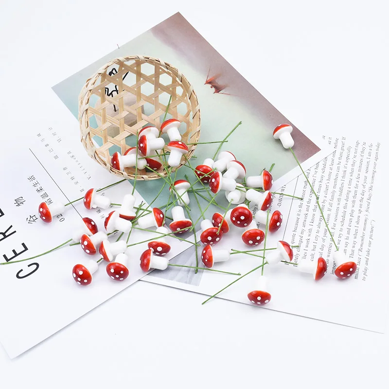 10/30/50 Pieces PE Mushroom Ar - Home Decor Scrap recension och pris