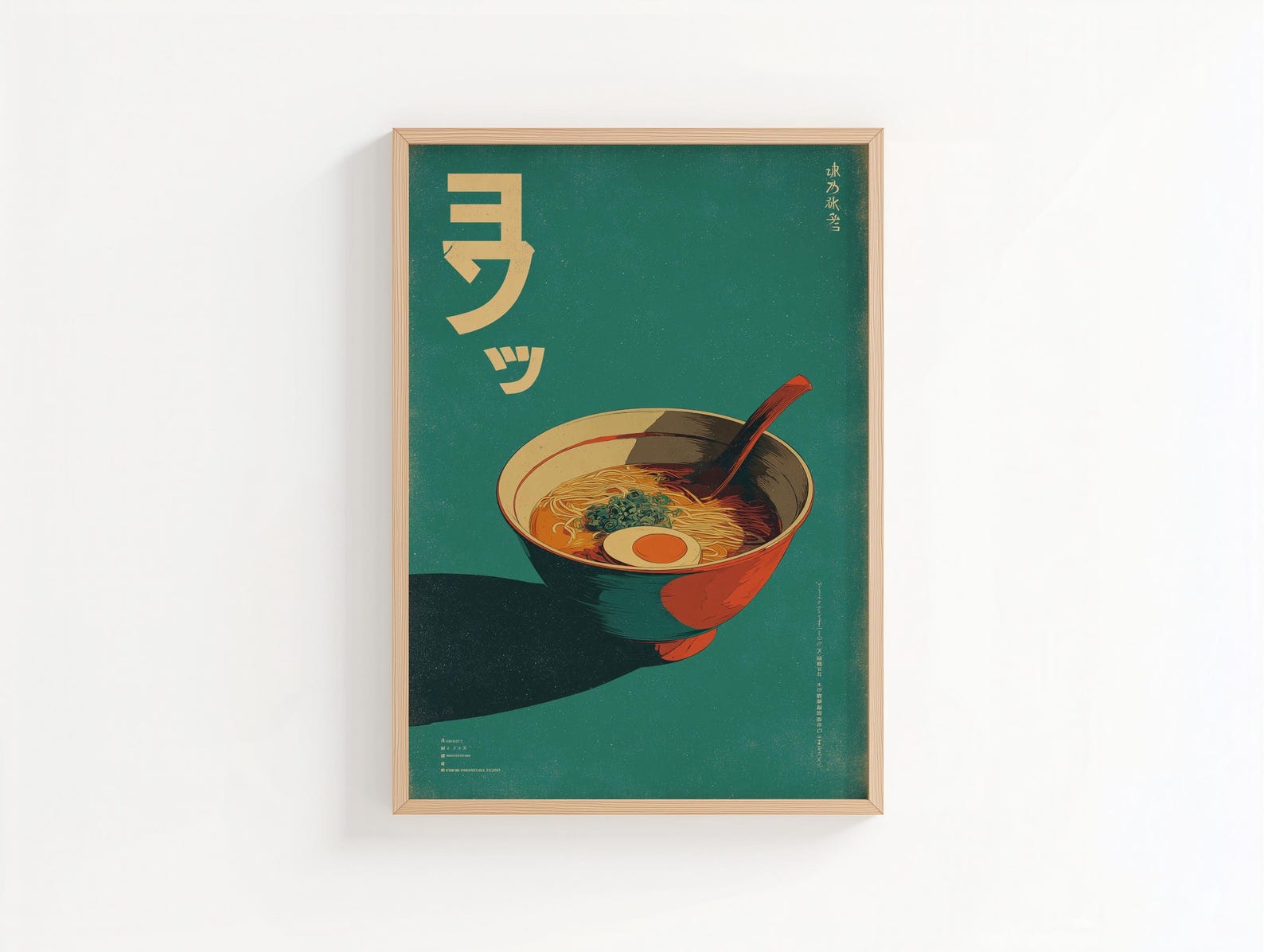 Retro Japanese Ramen Canvas Ar - Home Decor Youtube recension och pris