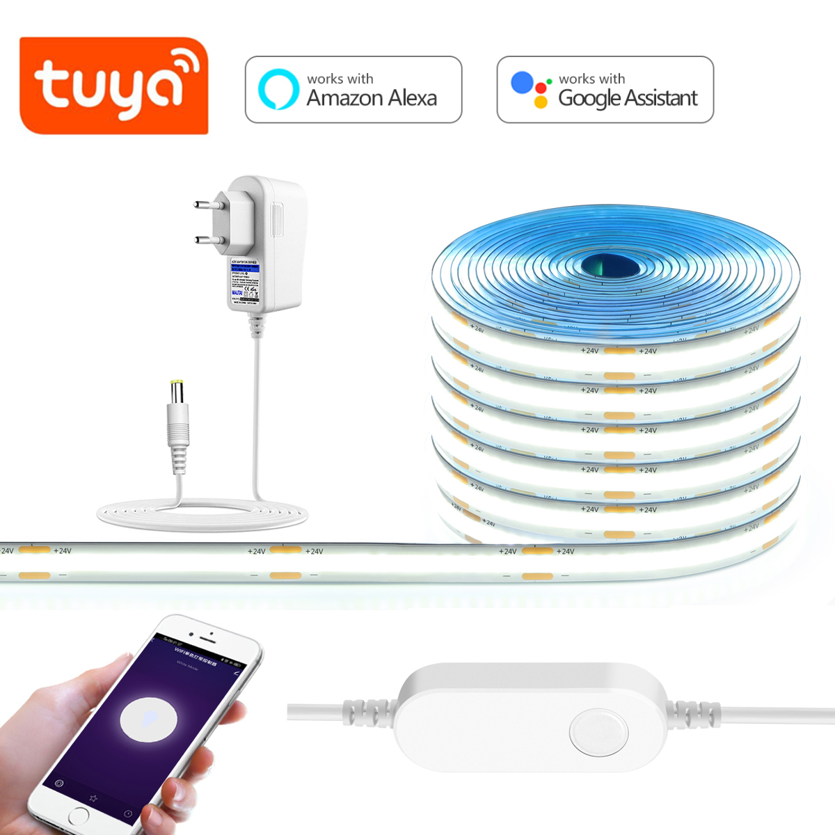 3M 5M 10M 24V COB LED Strip Li - Home Decor App Free recension och pris