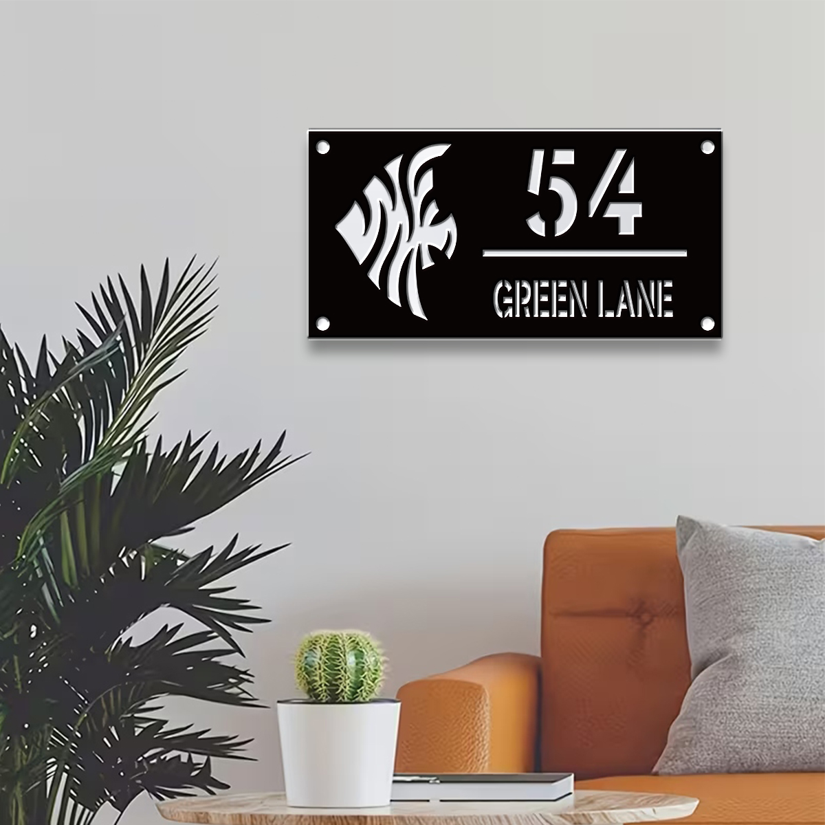 1Pc Custom tropical fish Numbe - Home Decor Garden recension och pris