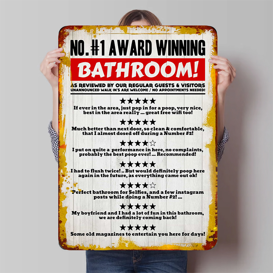 No 1 Award Winning Bathroom Fu - Review Home Decor recension och pris