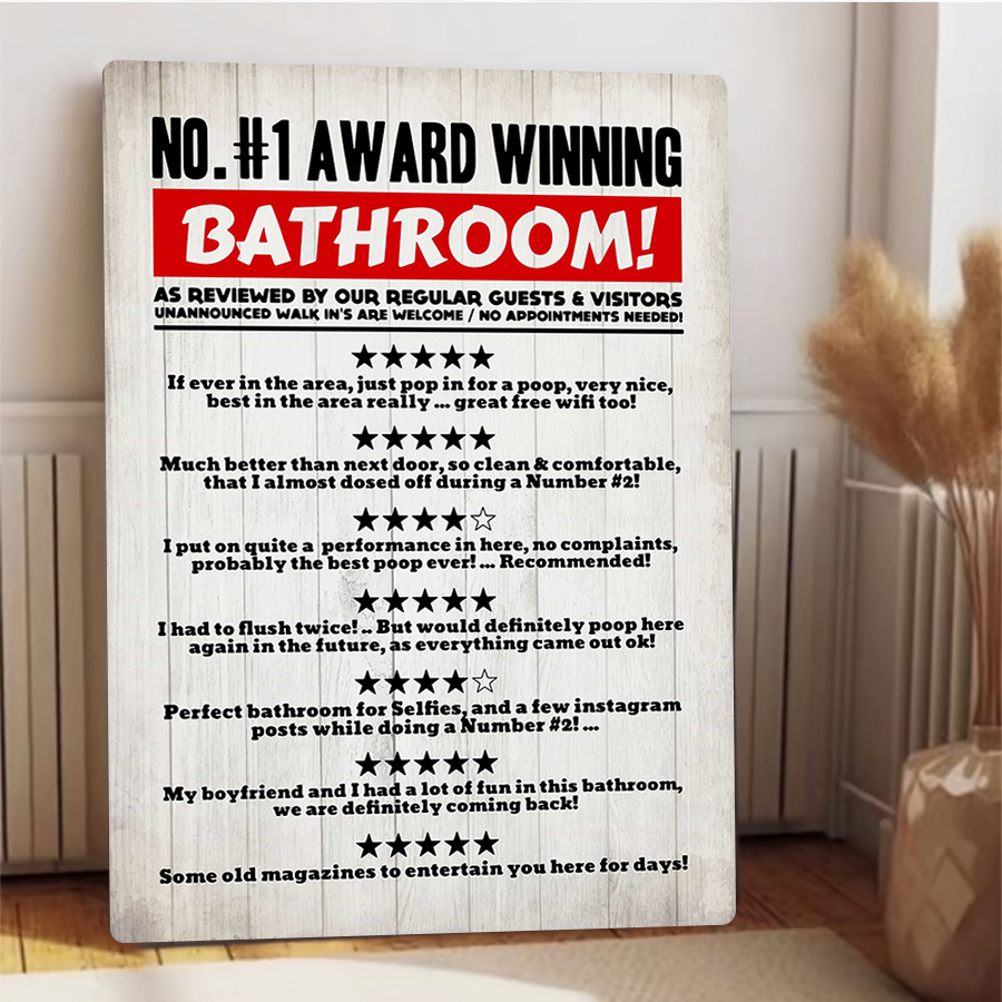 No 1 Award Winning Bathroom Fu - Review Home Decor recension och pris