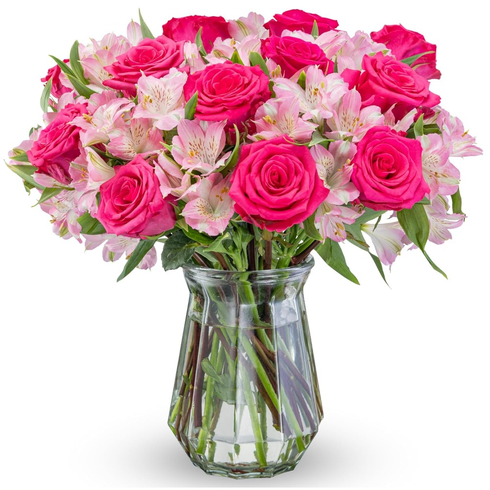 Elegant Rose and Alstroemeria  - Home Decor Tulip recension och pris
