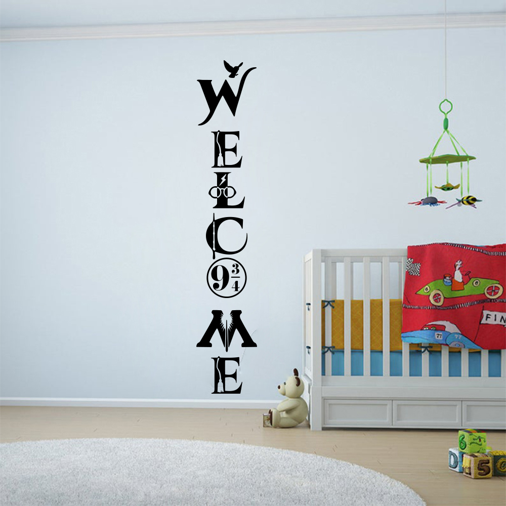 Large Welcome Harr Y Door Wall - Home Decor Vinyl Flooring recension och pris